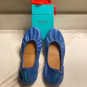Tieks- Blue. Size 10. Great condition!